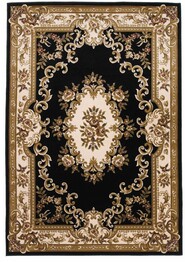 KAS Corinthian  5310 Black/Ivory Aubusson
